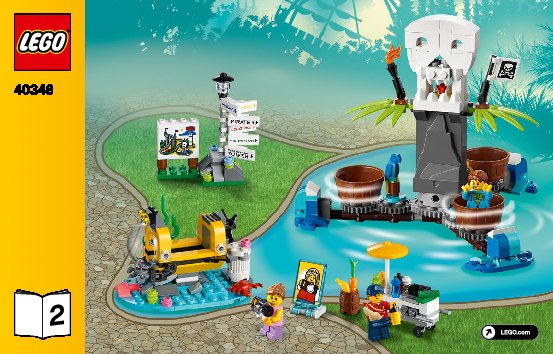 Notice / Instructions de Montage - LEGO - 40346 - LEGOLAND® Park: Page 1