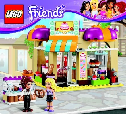 Notice / Instructions de Montage - LEGO - Friends - 41006 - La boulangerie de Heartlake City: Page 1