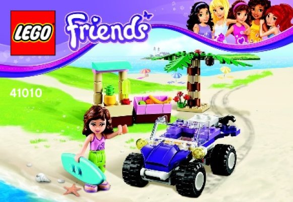 Notice / Instructions de Montage - LEGO - Friends - 41010 - Le buggy de plage d'Olivia: Page 1