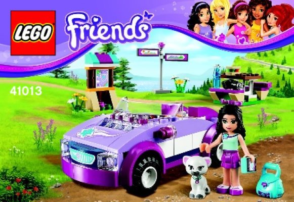 Notice / Instructions de Montage - LEGO - Friends - 41013 - Le coupé cabriolet d'Emma: Page 1