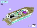 Notice / Instructions de Montage - LEGO - Friends - 41015 - Le yacht: Page 72