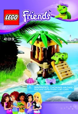 Notice / Instructions de Montage - LEGO - 41019 - Turtle's Little Oasis: Page 1