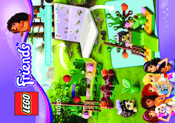 Notice / Instructions de Montage - LEGO - 41020 - Hedgehog's Hideaway: Page 1