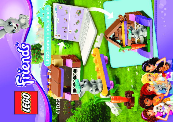 Notice / Instructions de Montage - LEGO - 41022 - Bunny's Hutch: Page 1