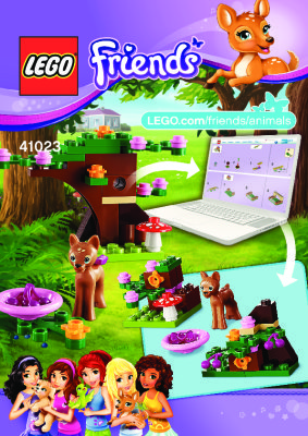 Notice / Instructions de Montage - LEGO - 41023 - Fawn’s Forest: Page 1