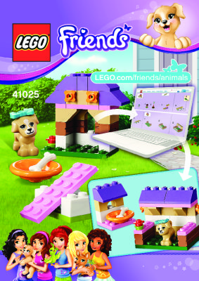 Notice / Instructions de Montage - LEGO - 41025 - Puppy’s Playhouse: Page 1