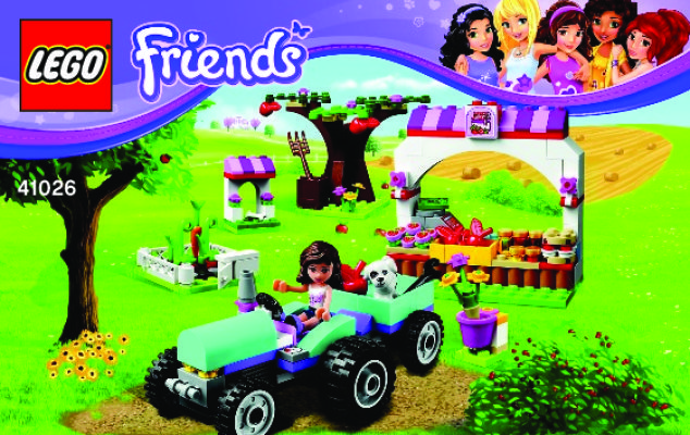 Notice / Instructions de Montage - LEGO - Friends - 41026 - Le marché: Page 1