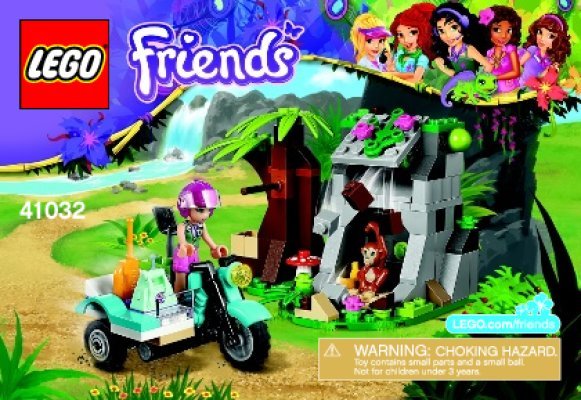 Notice / Instructions de Montage - LEGO - Friends - 41032 - La moto de secours de la jungle: Page 1