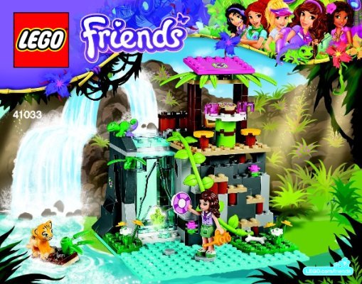 Notice / Instructions de Montage - LEGO - Friends - 41033 - Sauvetage dans les cascades de la jungle: Page 1