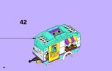 Notice / Instructions de Montage - LEGO - Friends - 41034 - La caravane des vacances: Page 40