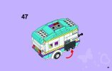 Notice / Instructions de Montage - LEGO - Friends - 41034 - La caravane des vacances: Page 47