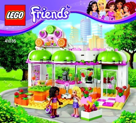 Notice / Instructions de Montage - LEGO - Friends - 41035 - Le bar à smoothie de Heartlake City: Page 1