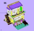 Notice / Instructions de Montage - LEGO - Friends - 41037 - La villa sur la plage: Page 54