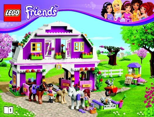 Notice / Instructions de Montage - LEGO - Friends - 41039 - Le ranch du soleil: Page 1