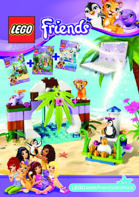 Notice / Instructions de Montage - LEGO - Friends - 41041 - La tortue & son île paradisiaque: Page 1