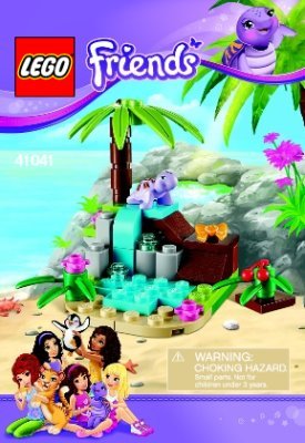 Notice / Instructions de Montage - LEGO - Friends - 41041 - La tortue & son île paradisiaque: Page 1