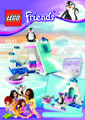 Notice / Instructions de Montage - LEGO - Friends - 41043 - Le pingouin & son aire de jeux de glace: Page 1