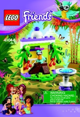 Notice / Instructions de Montage - LEGO - Friends - 41044 - Le perroquet & sa fontaine: Page 1