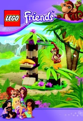 Notice / Instructions de Montage - LEGO - Friends - 41045 - L'orang-outan & son bananier: Page 1