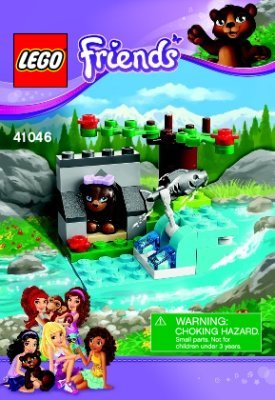 Notice / Instructions de Montage - LEGO - Friends - 41046 - L'ours brun & sa rivière: Page 1