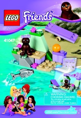 Notice / Instructions de Montage - LEGO - Friends - 41047 - Le petit rocher du phoque: Page 1