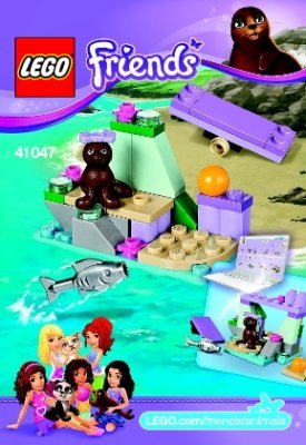 Notice / Instructions de Montage - LEGO - Friends - 41047 - Le petit rocher du phoque: Page 1