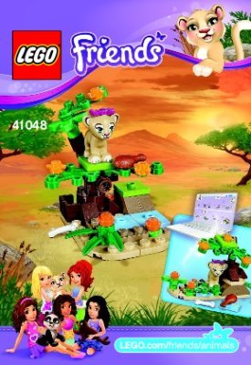 Notice / Instructions de Montage - LEGO - Friends - 41048 - La savane du lionceau: Page 1