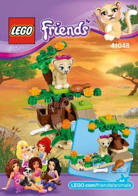 Notice / Instructions de Montage - LEGO - Friends - 41048 - La savane du lionceau: Page 1