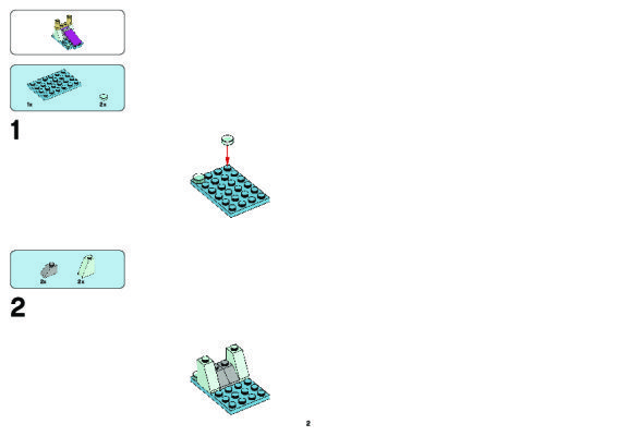 Notice / Instructions de Montage - LEGO - Friends - 41048 - La savane du lionceau: Page 1