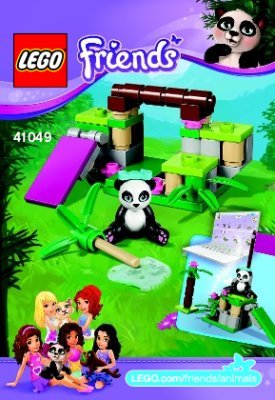 Notice / Instructions de Montage - LEGO - Friends - 41049 - Le bambou du panda: Page 1