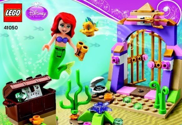 Notice / Instructions de Montage - LEGO - Disney - 41050 - Les trésors secrets d'Ariel: Page 1