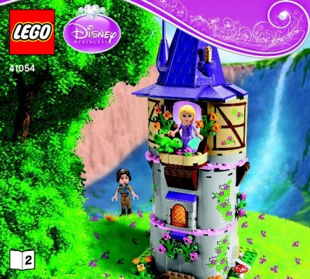 Notice / Instructions de Montage - LEGO - Disney Princess - 41054 - La tour de Raiponce: Page 1