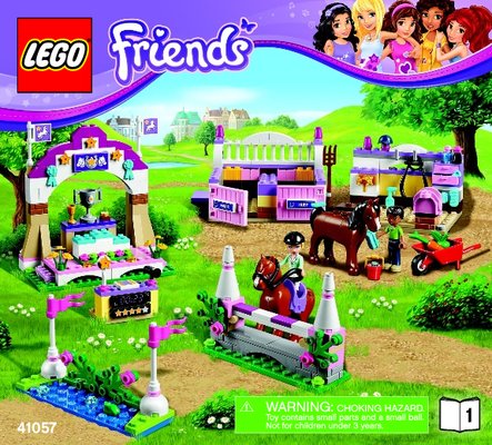 Notice / Instructions de Montage - LEGO - Friends - 41057 - Le concours équestre de Heartlake City: Page 1