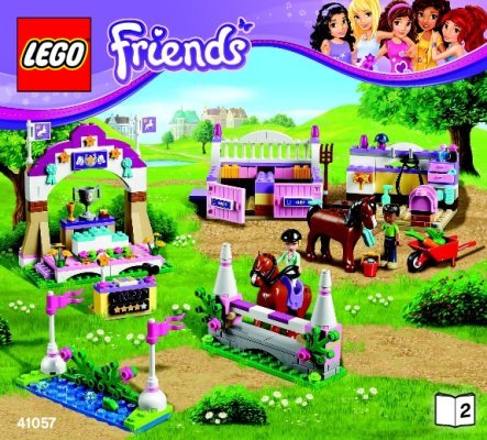 Notice / Instructions de Montage - LEGO - Friends - 41057 - Le concours équestre de Heartlake City: Page 1