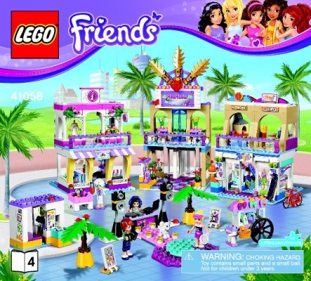 Notice / Instructions de Montage - LEGO - Friends - 41058 - Le centre commercial d'Heartlake City: Page 1