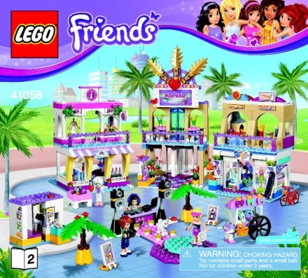 Notice / Instructions de Montage - LEGO - Friends - 41058 - Le centre commercial d'Heartlake City: Page 1