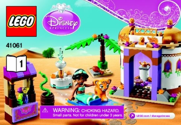 Notice / Instructions de Montage - LEGO - Disney Princess - 41061 - Le palais de Jasmine: Page 1