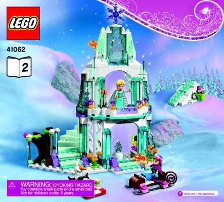 Notice / Instructions de Montage - LEGO - Disney Princess - 41062 - Le palais de glace d'Elsa: Page 1