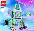 Notice / Instructions de Montage - LEGO - Disney Princess - 41062 - Le palais de glace d'Elsa: Page 1