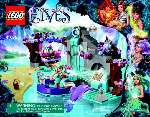 Notice / Instructions de Montage - LEGO - Elves - 41072 - Le spa de beauté de Naida: Page 1