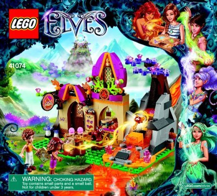 Notice / Instructions de Montage - LEGO - Elves - 41074 - Azari et la boulangerie magique: Page 1