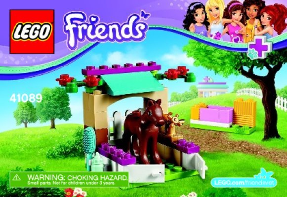 Notice / Instructions de Montage - LEGO - Friends - 41089 - Le petit poulain: Page 1