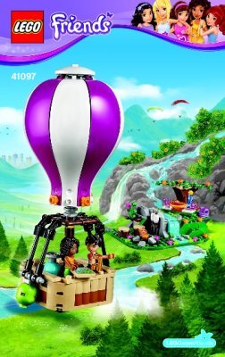 Notice / Instructions de Montage - LEGO - Friends - 41097 - La montgolfière d'Heartlake City: Page 1