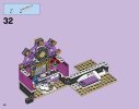 Notice / Instructions de Montage - LEGO - Friends - 41104 - La loge de la chanteuse: Page 40