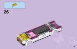 Notice / Instructions de Montage - LEGO - Friends - 41107 - La limousine de la chanteuse: Page 45