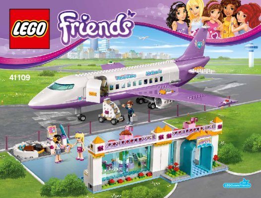 Notice / Instructions de Montage - LEGO - Friends - 41109 - L'aéroport de Heartlake City: Page 1