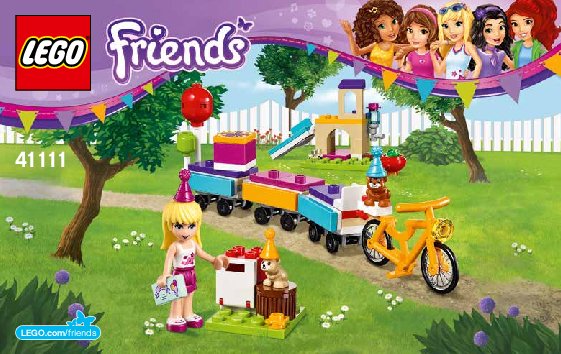 Notice / Instructions de Montage - LEGO - Friends - 41111 - Le train des animaux: Page 1