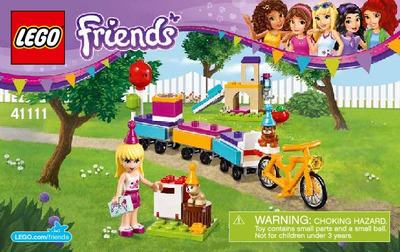 Notice / Instructions de Montage - LEGO - Friends - 41111 - Le train des animaux: Page 1