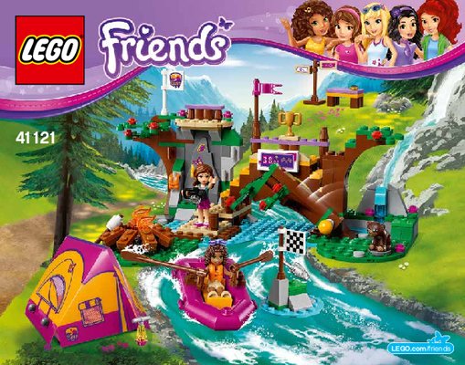 Notice / Instructions de Montage - LEGO - Friends - 41121 - Rafting à la base d'aventure: Page 1