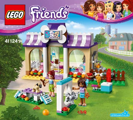 Notice / Instructions de Montage - LEGO - Friends - 41124 - La garderie pour chiots de Heartlake City: Page 1